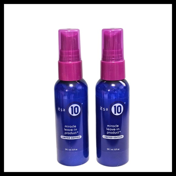 2 x its a 10 Miracle Leave In Product Limited Edition 2 fl oz Travel Size Duo - Picture 1 of 5